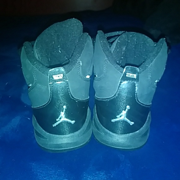 Jordans black with silver reflectors - Picture 4 of 6